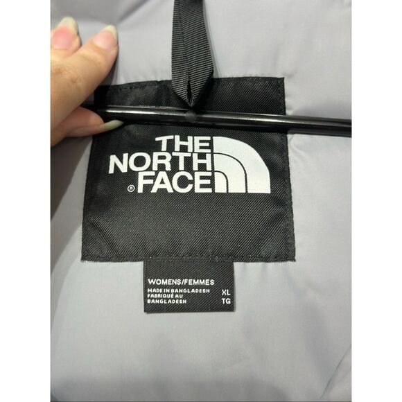 NWOT The North Face 1996 Retro Nuptse Black & Gray Down Puffer Women's Vest XL - Picture 5 of 12